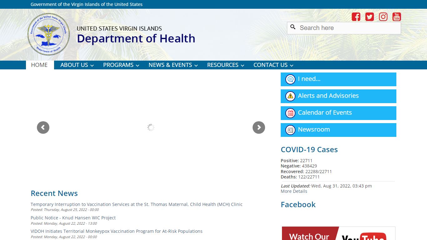 USVI Department of Health